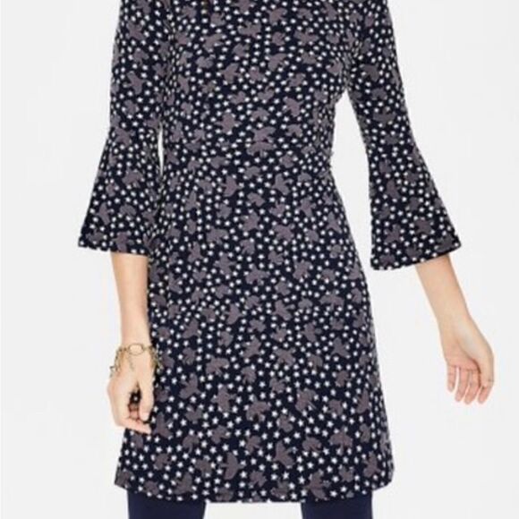 Boden Bird Bell Sleeve Shift  Dress Size 6 - Picture 2 of 16